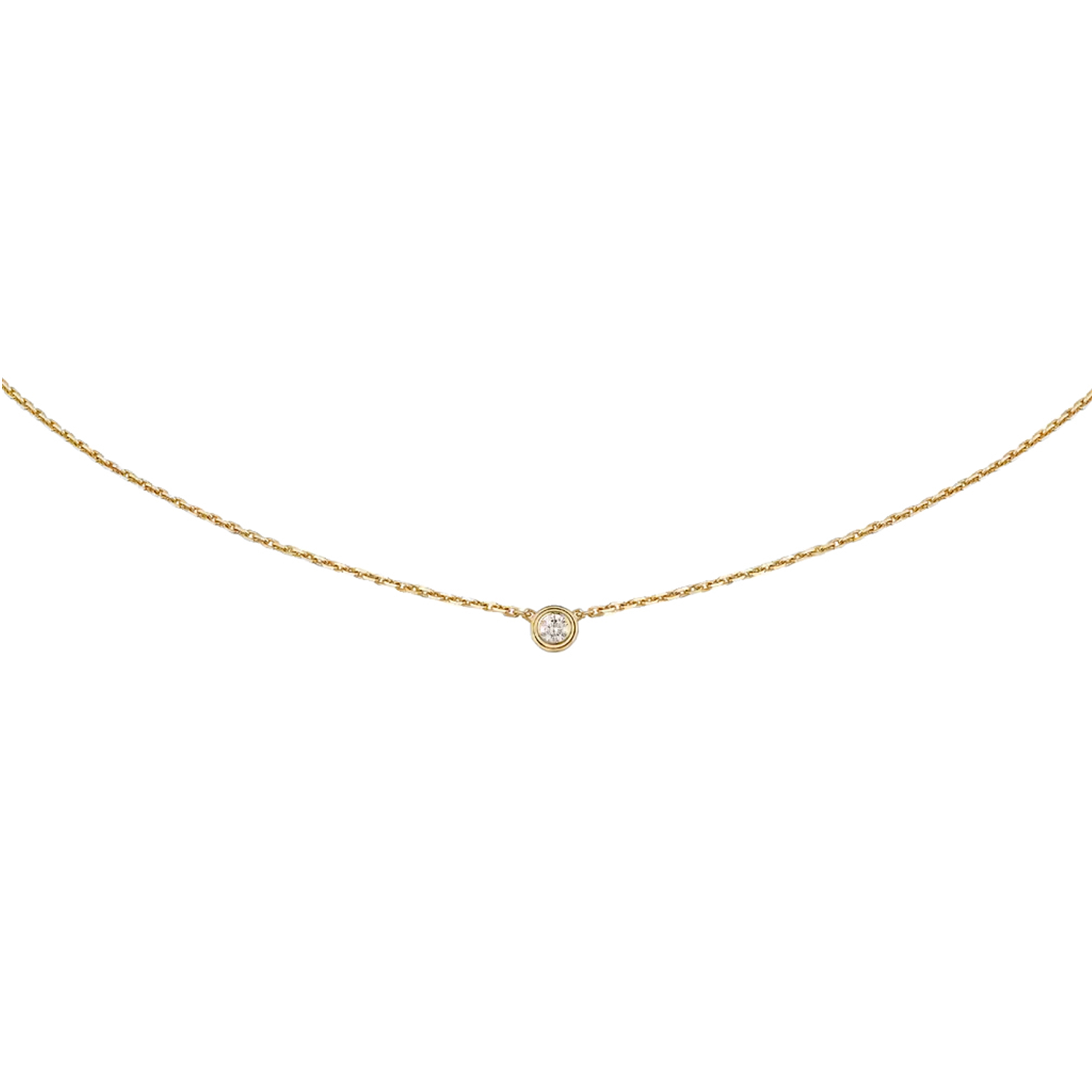 CARTIER D'AMOUR NECKLACE XS YELLOW GOLD, DIAMOND B7224517